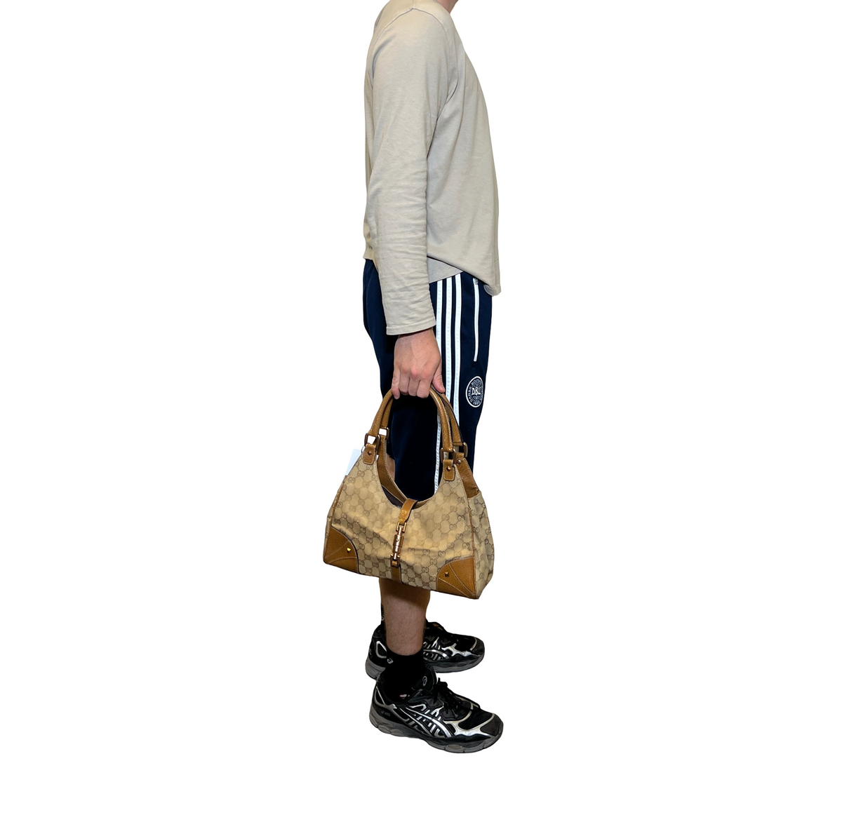 Gucci Monogram Jackie Shoulder Bag
