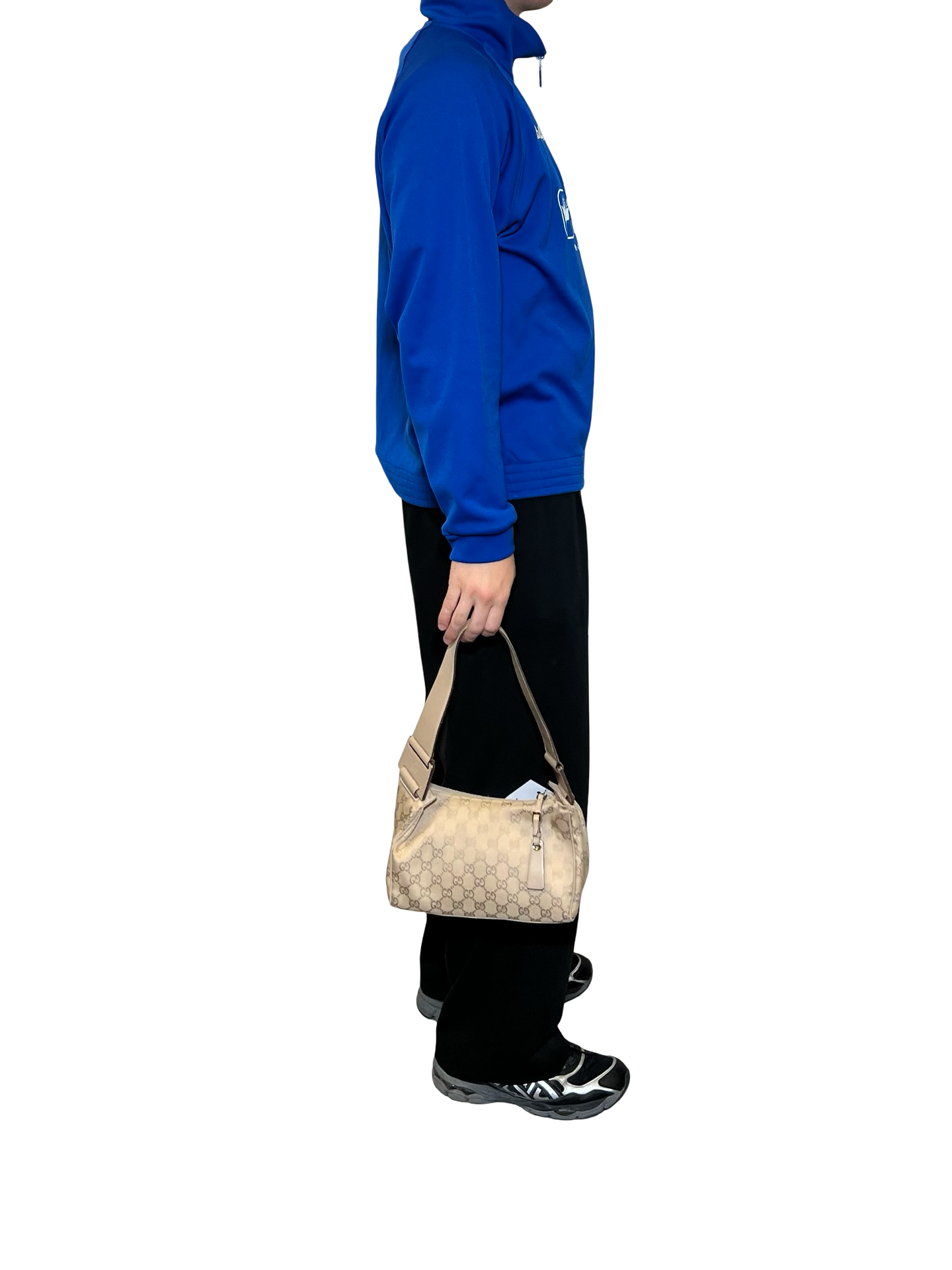 Gucci Monogram Canvas Shoulder Bag
