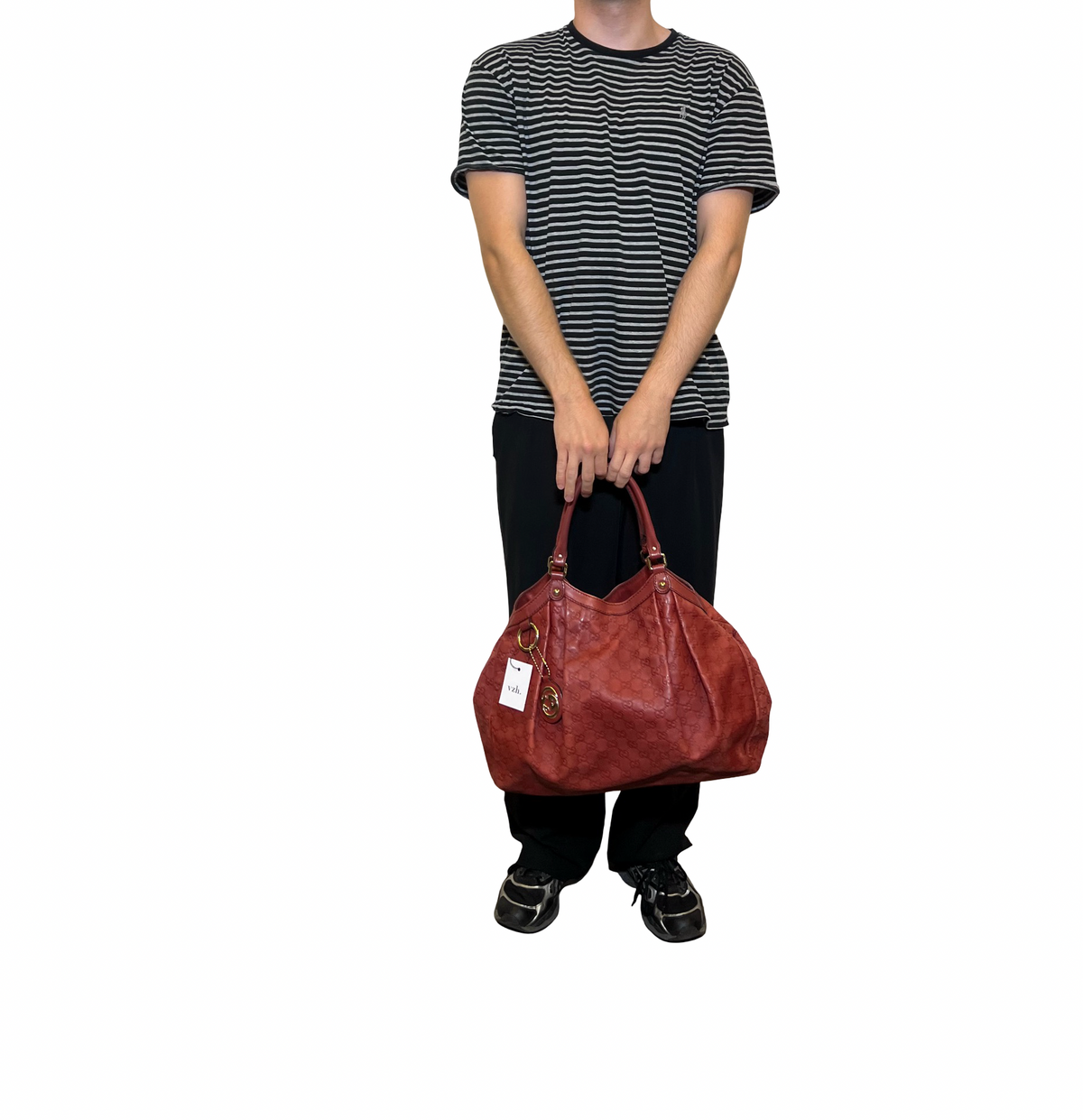 Gucci Big Sukey Leather Shoulder Bag
