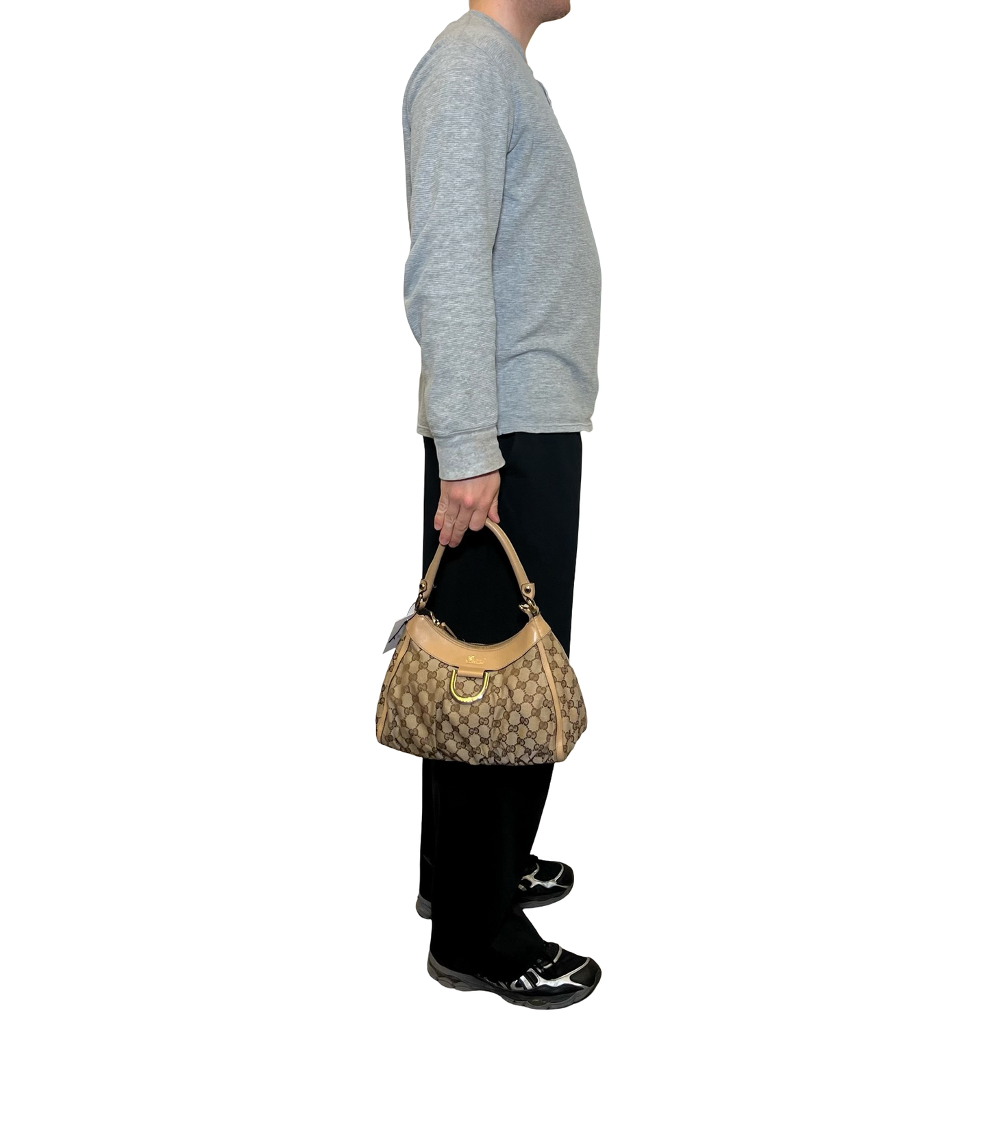 Gucci Canvas Guccissima Shoulder Bag