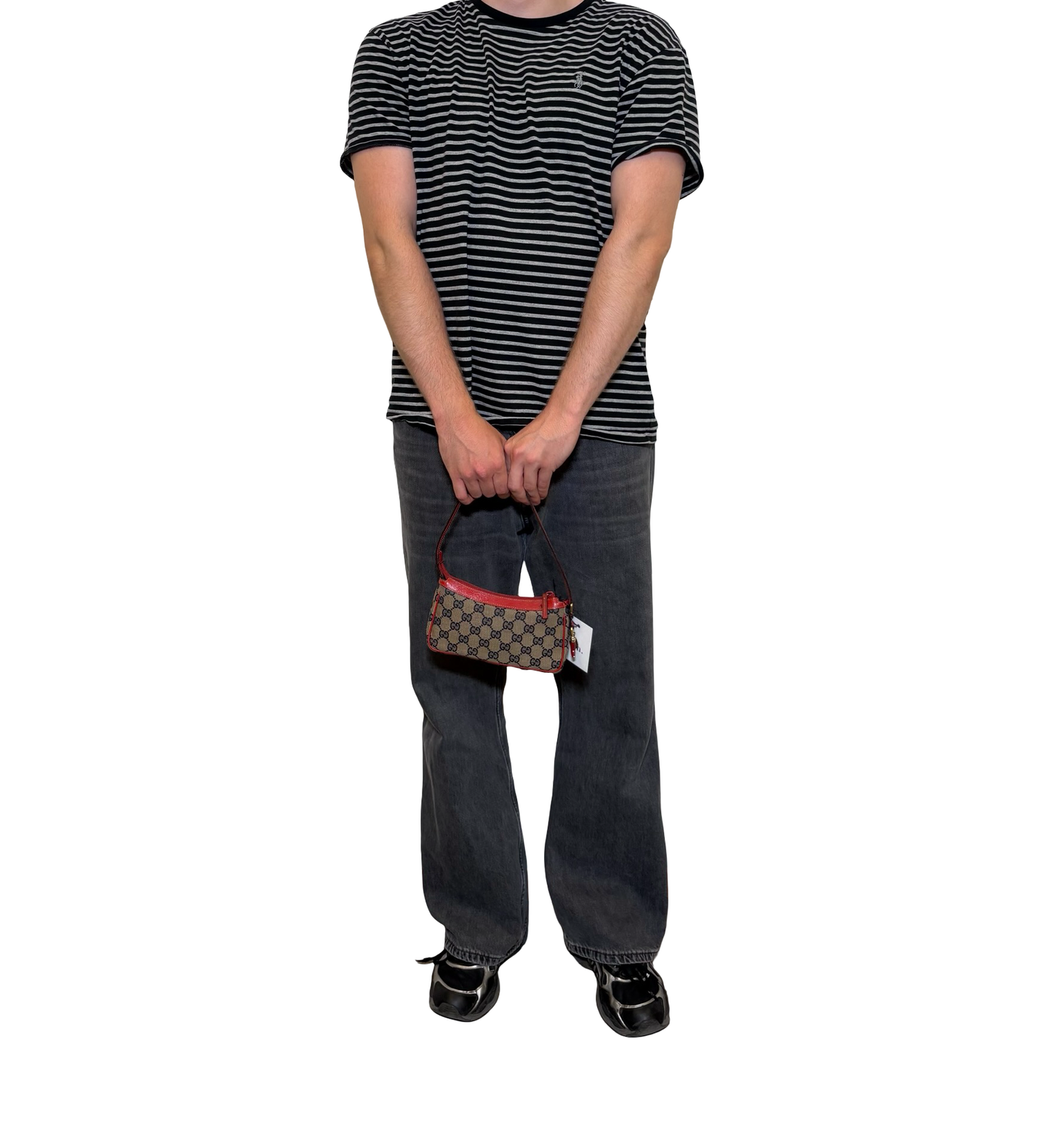 Gucci Canvas Monogram Shoulder Bag