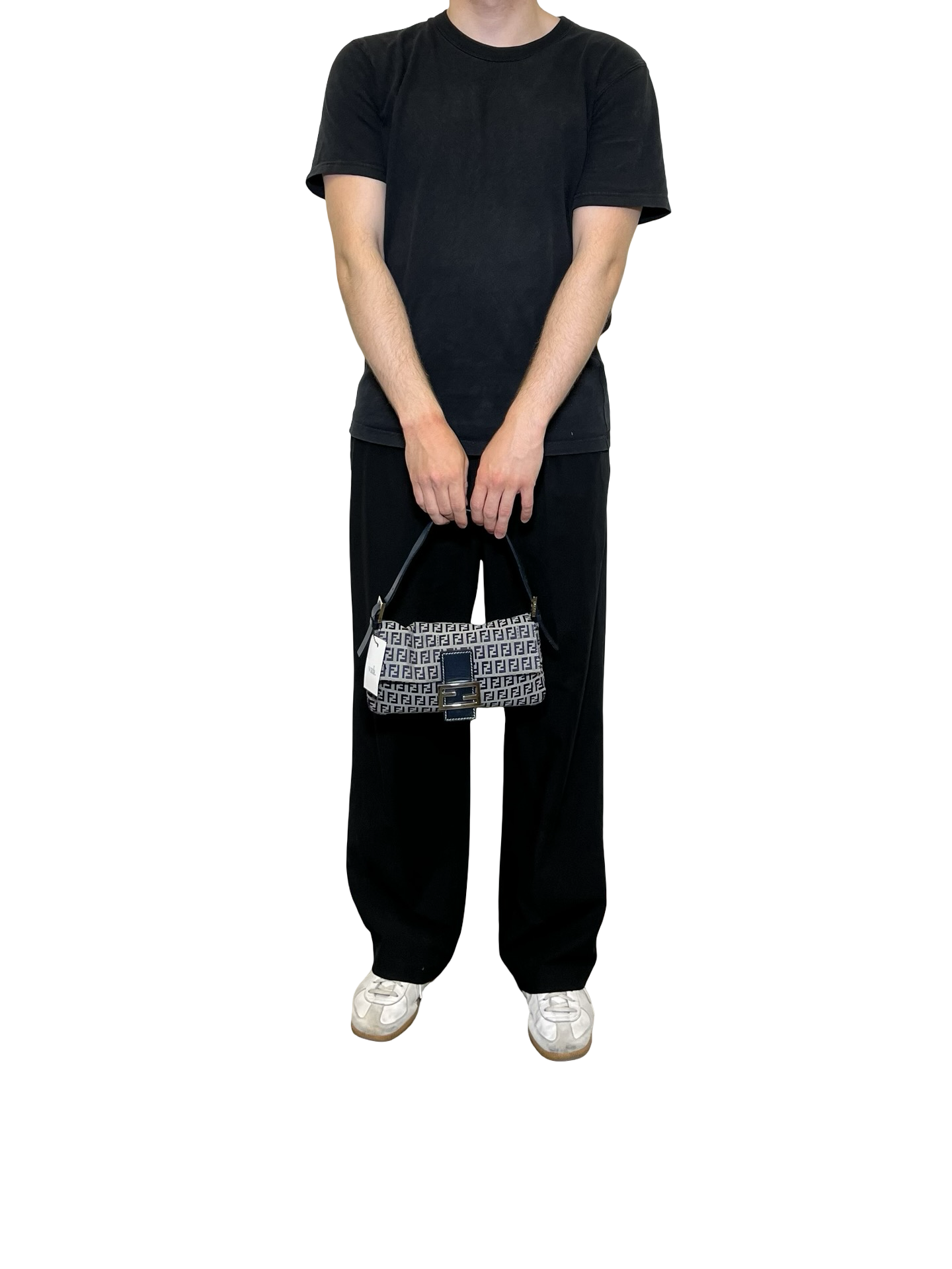 Fendi Baguette Monogram Shoulder Bag