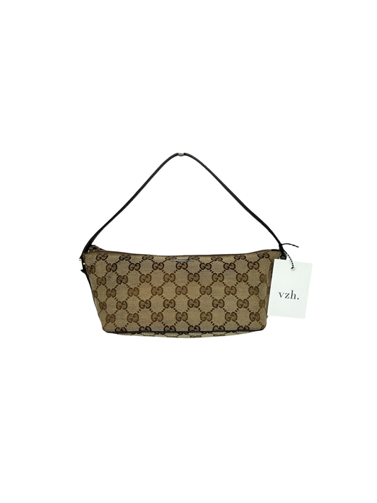 Gucci Canvas Boat Shoulder Bag