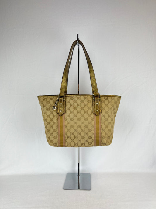 Vintage Gucci Canvas Shopper