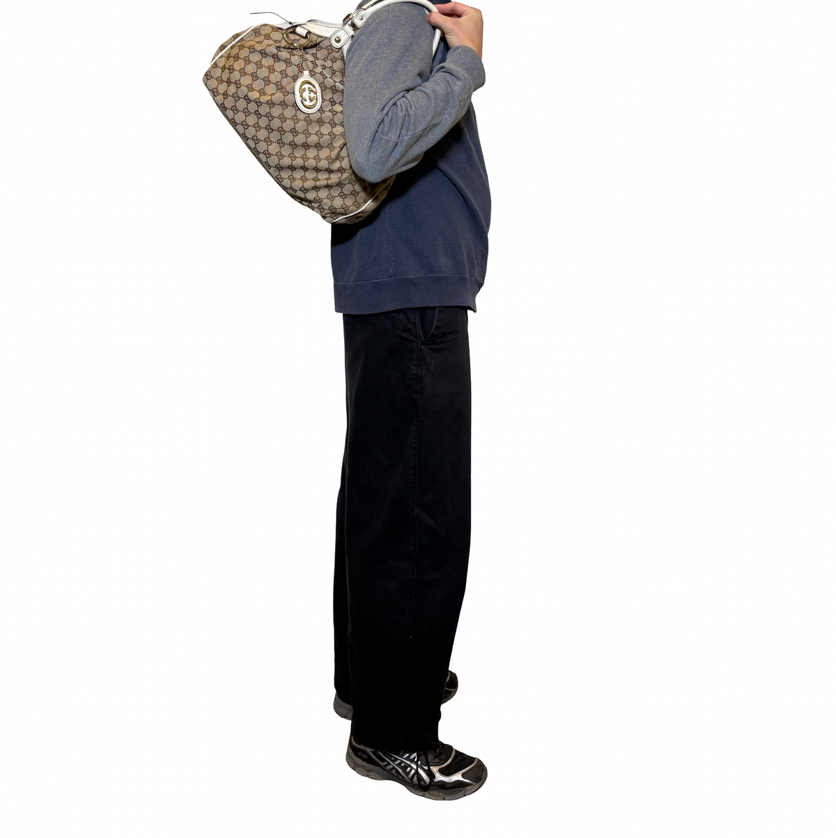 Gucci Sukey Canvas Shoulder Bag