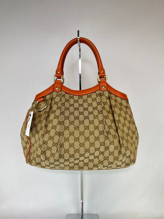 Gucci Canvas Sukey Shoulder Bag