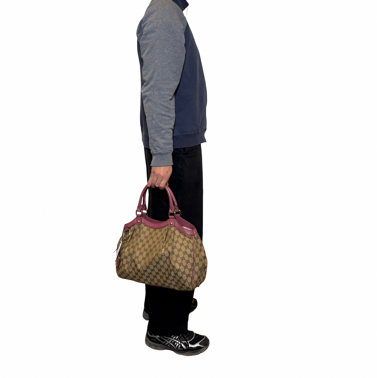 Gucci Sukey Canvas Shoulder Bag