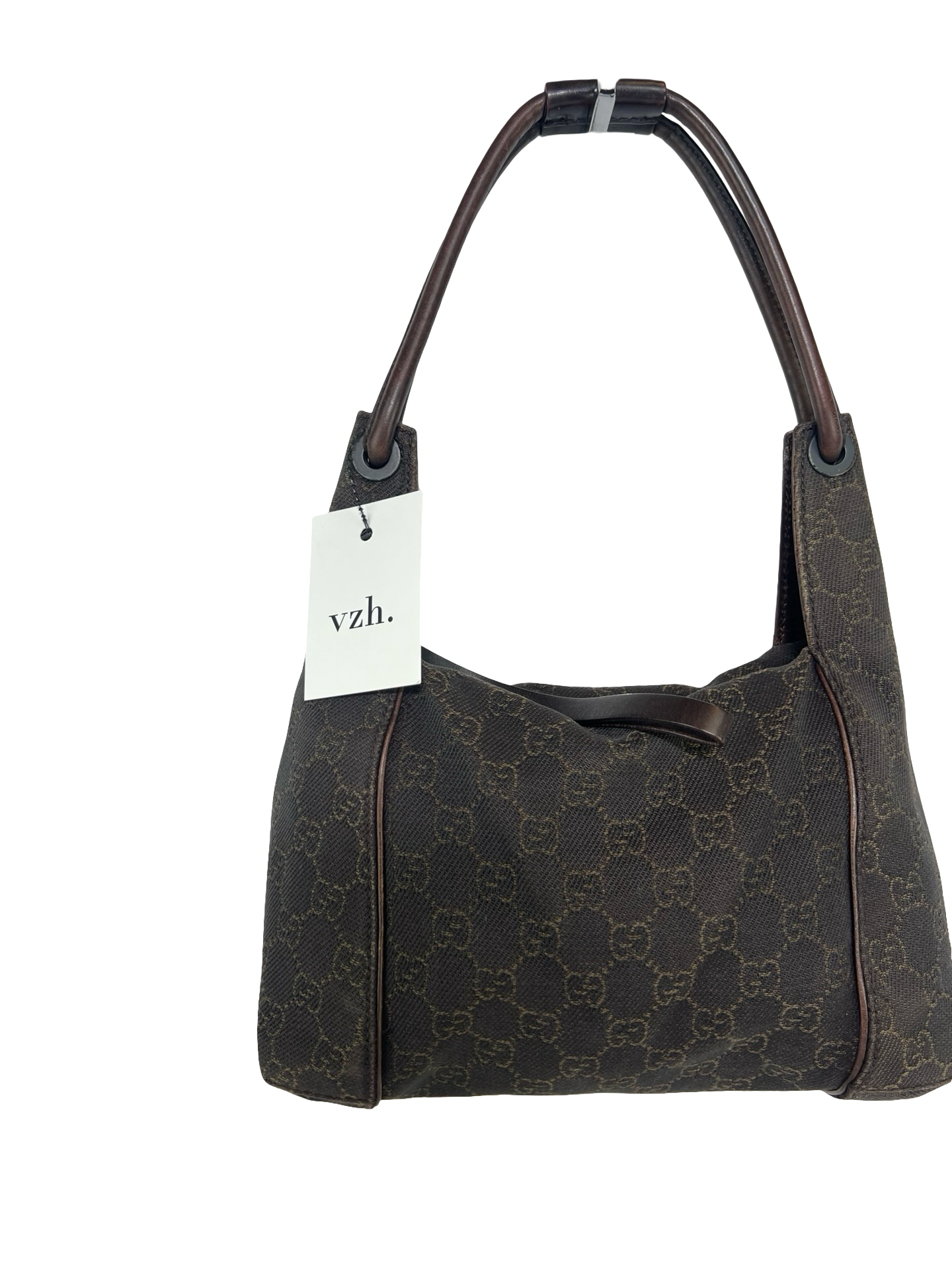 Gucci Brown Canvas Shoulderbag