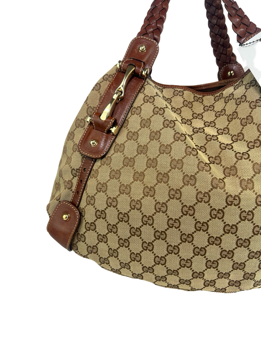 Gucci Pelham Canvas Tote Bag
