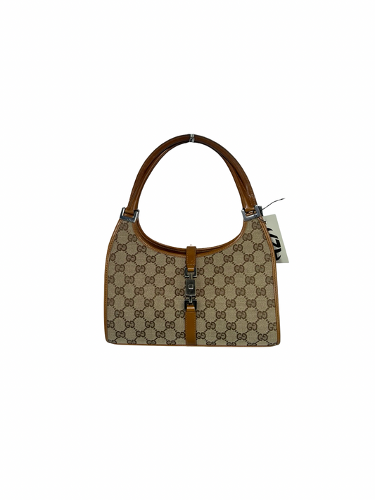 Gucci Canvas Jackie Shoulder Bag