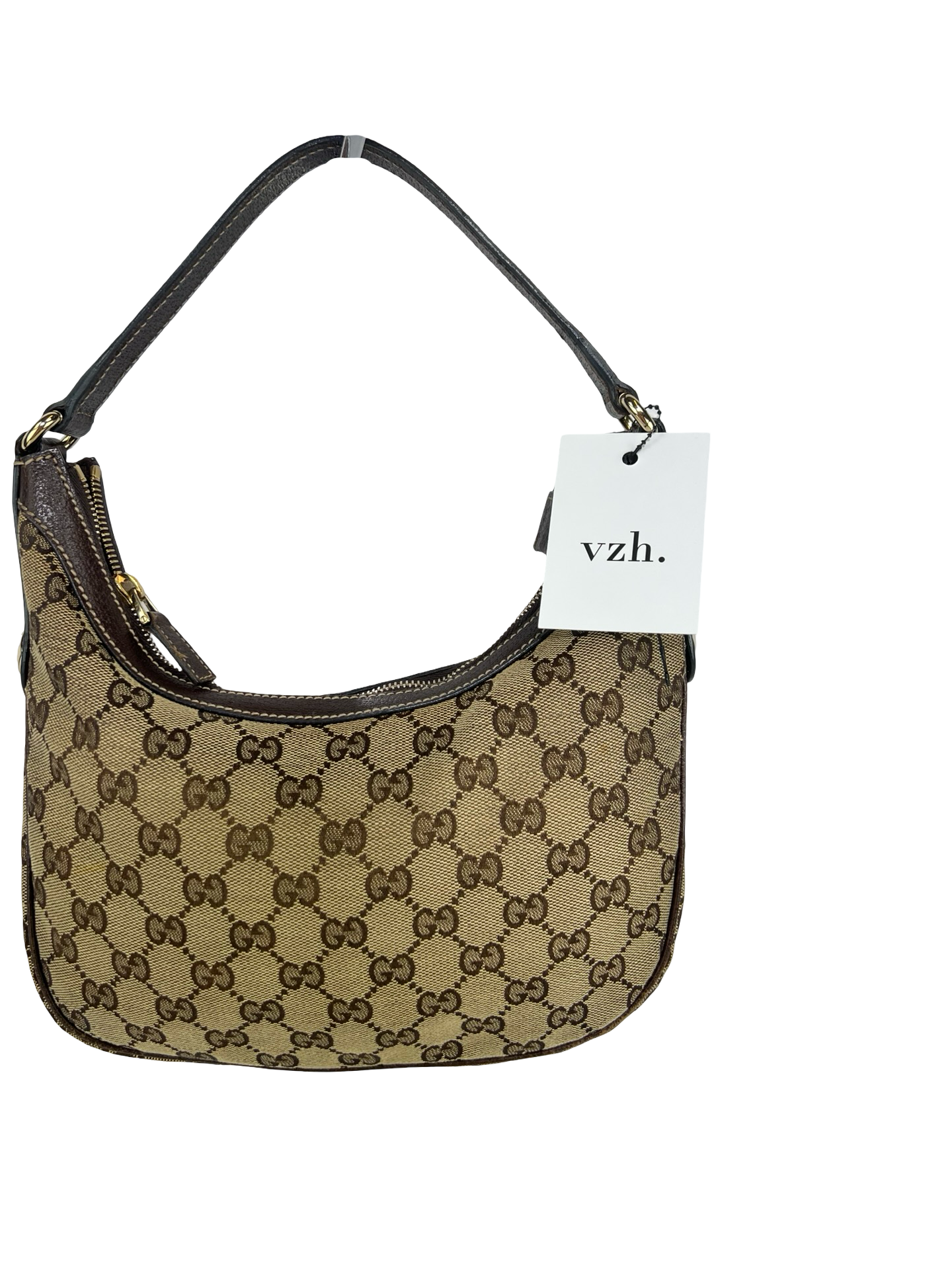 Gucci Canvas Monogram Hobo Bag