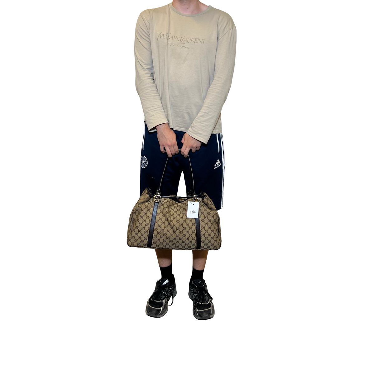 Gucci Canvas Twins Tote Bag