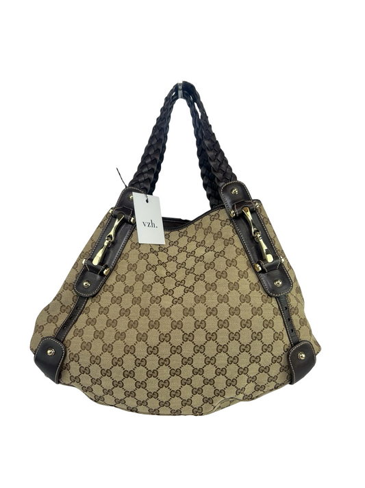Gucci Pelham Canvas Tote Bag