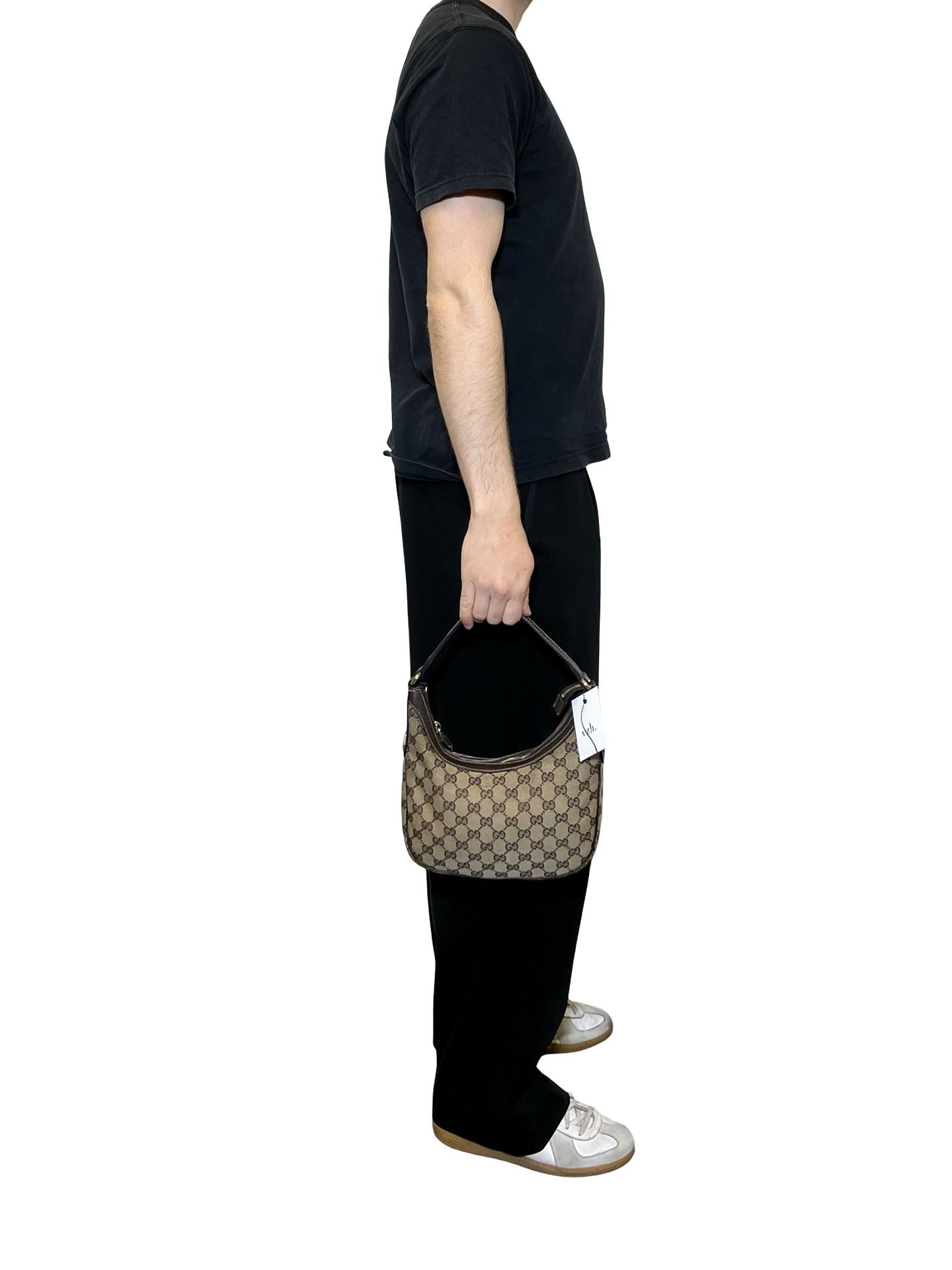 Gucci Canvas Monogram Hobo Bag