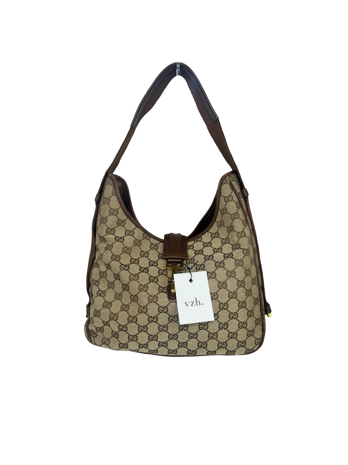 Gucci Canvas Monogram Shoulder Bag