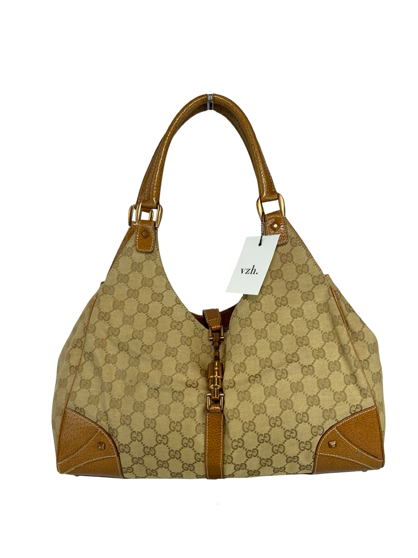Gucci Monogram Jackie Shoulder Bag