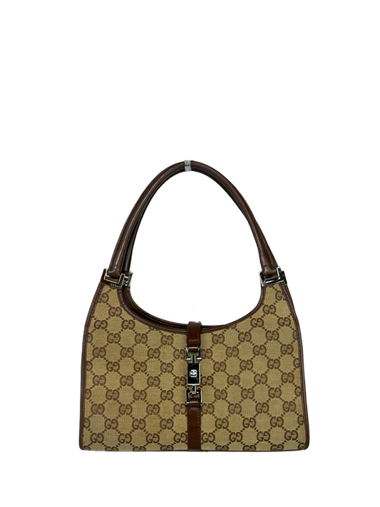 Gucci Canvas Jackie Shoulder Bag