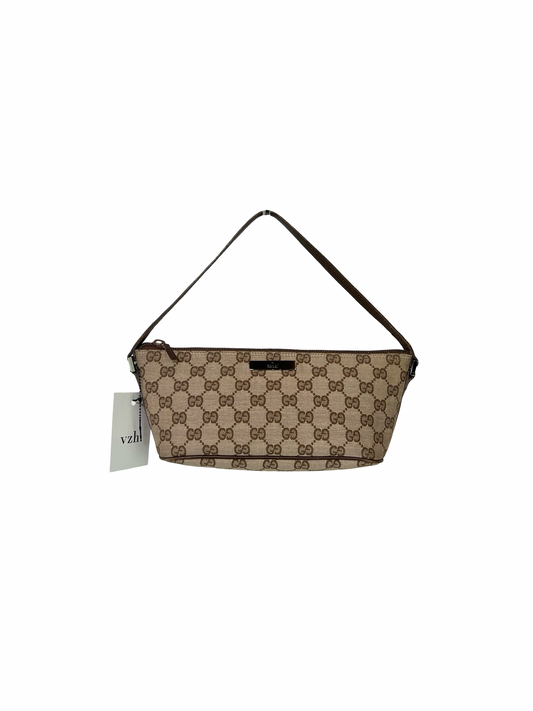 Gucci Canvas Boat Shoulder Bag