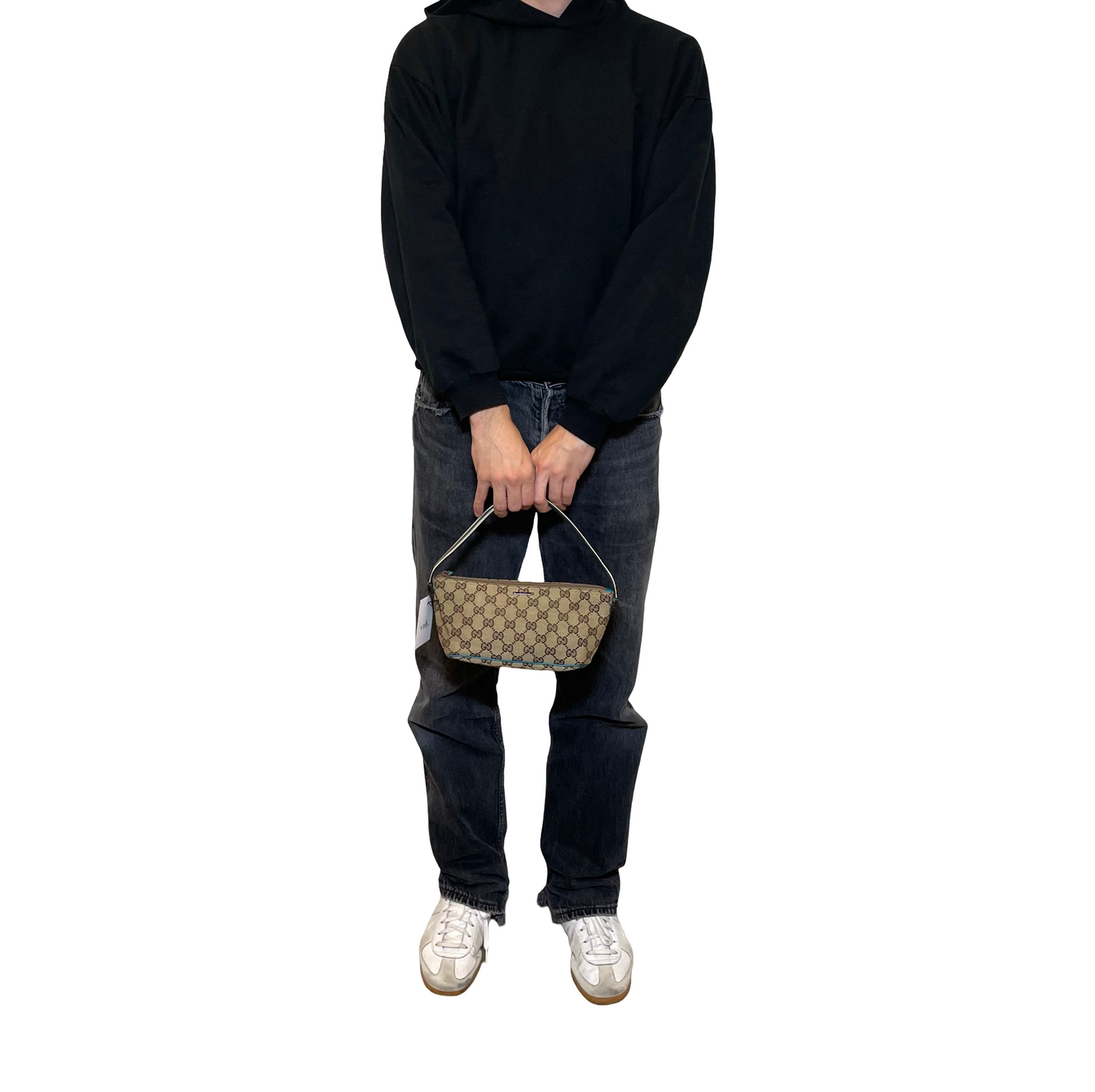 Gucci Canvas Boat Shoulder Bag