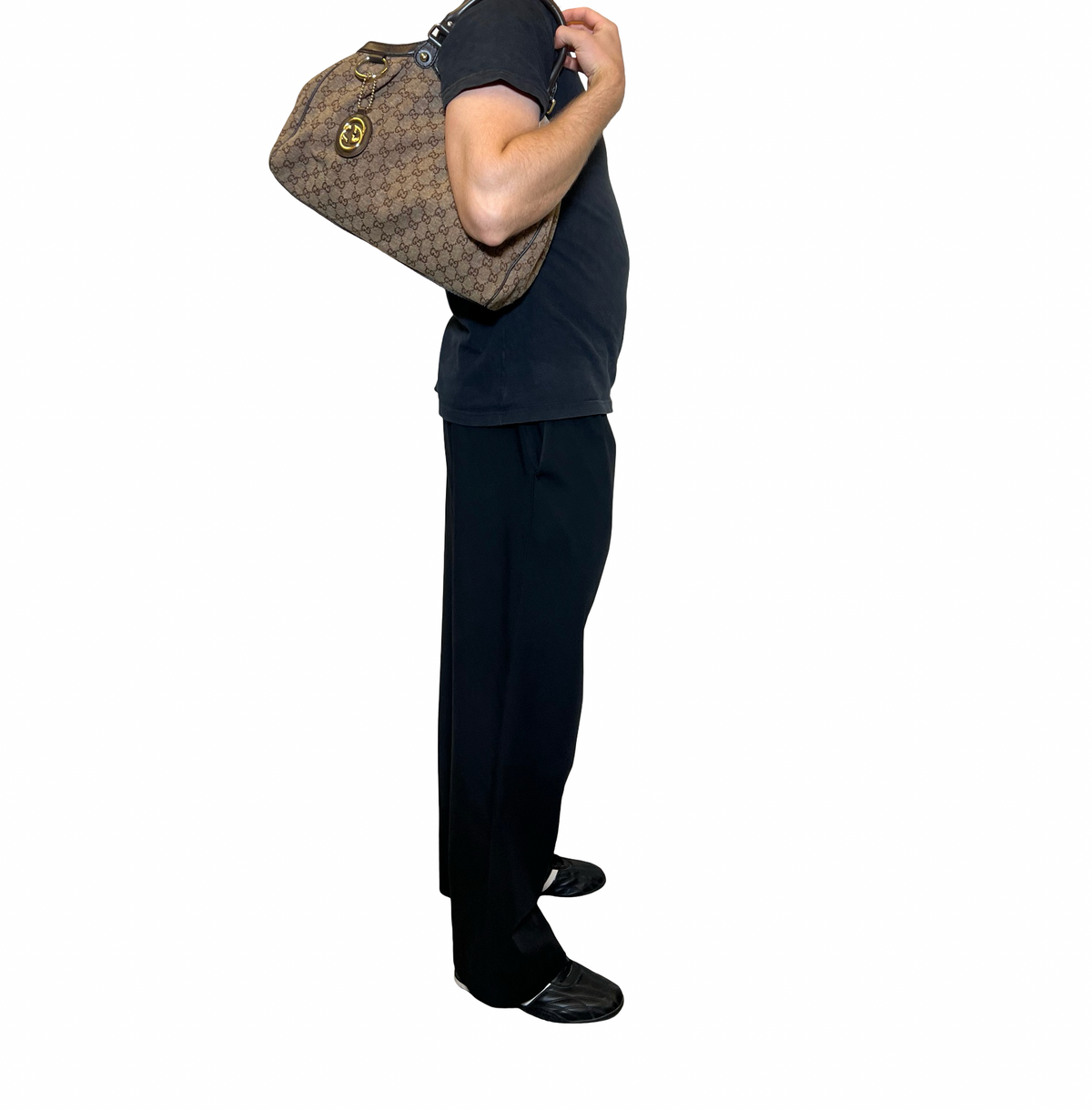 Gucci Sukey Canvas Shoulder Bag