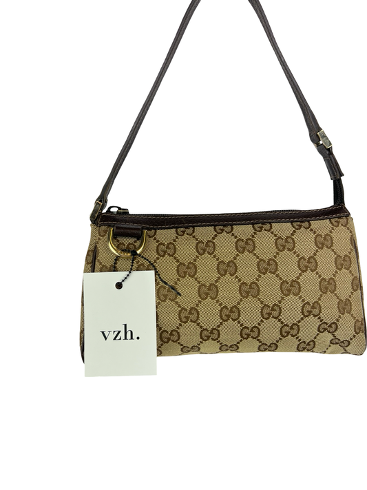 Gucci Canvas Pochette Shoulder Bag