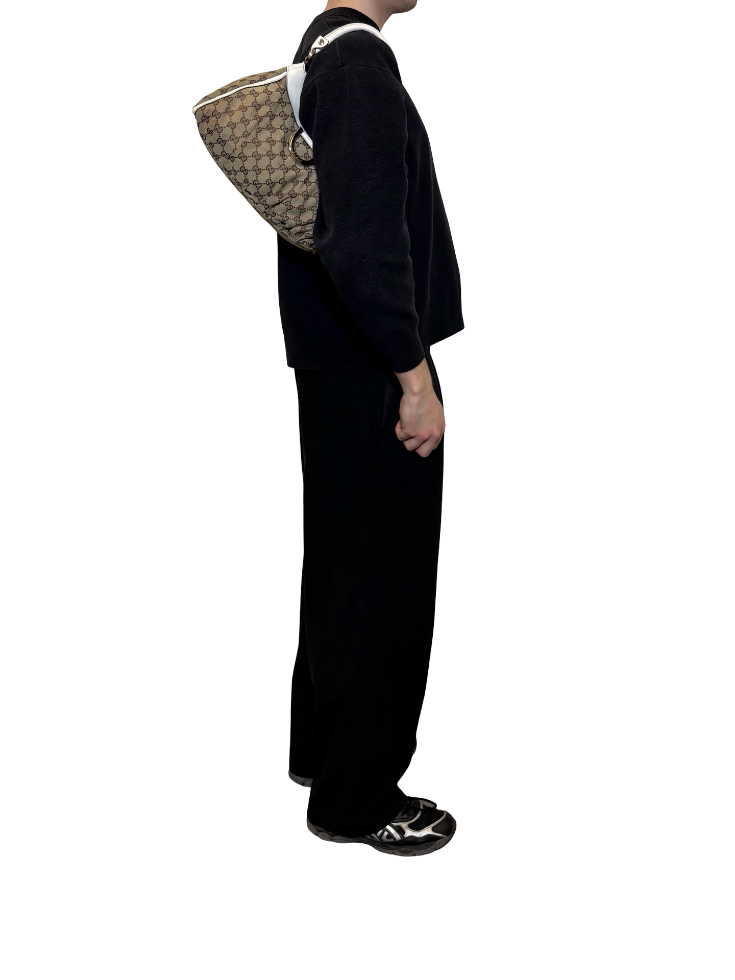 Gucci Canvas Guccissima Shoulder Bag