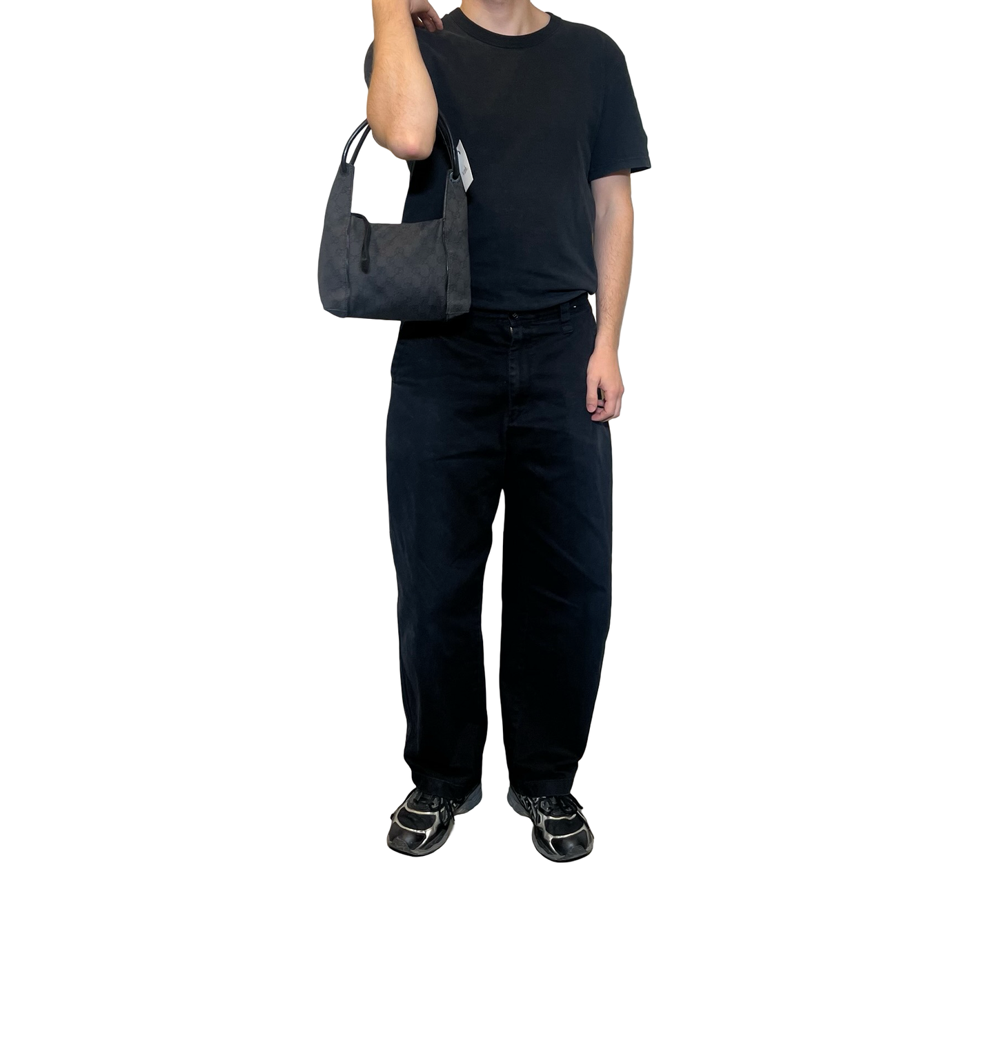 Gucci Black Canvas Shoulderbag