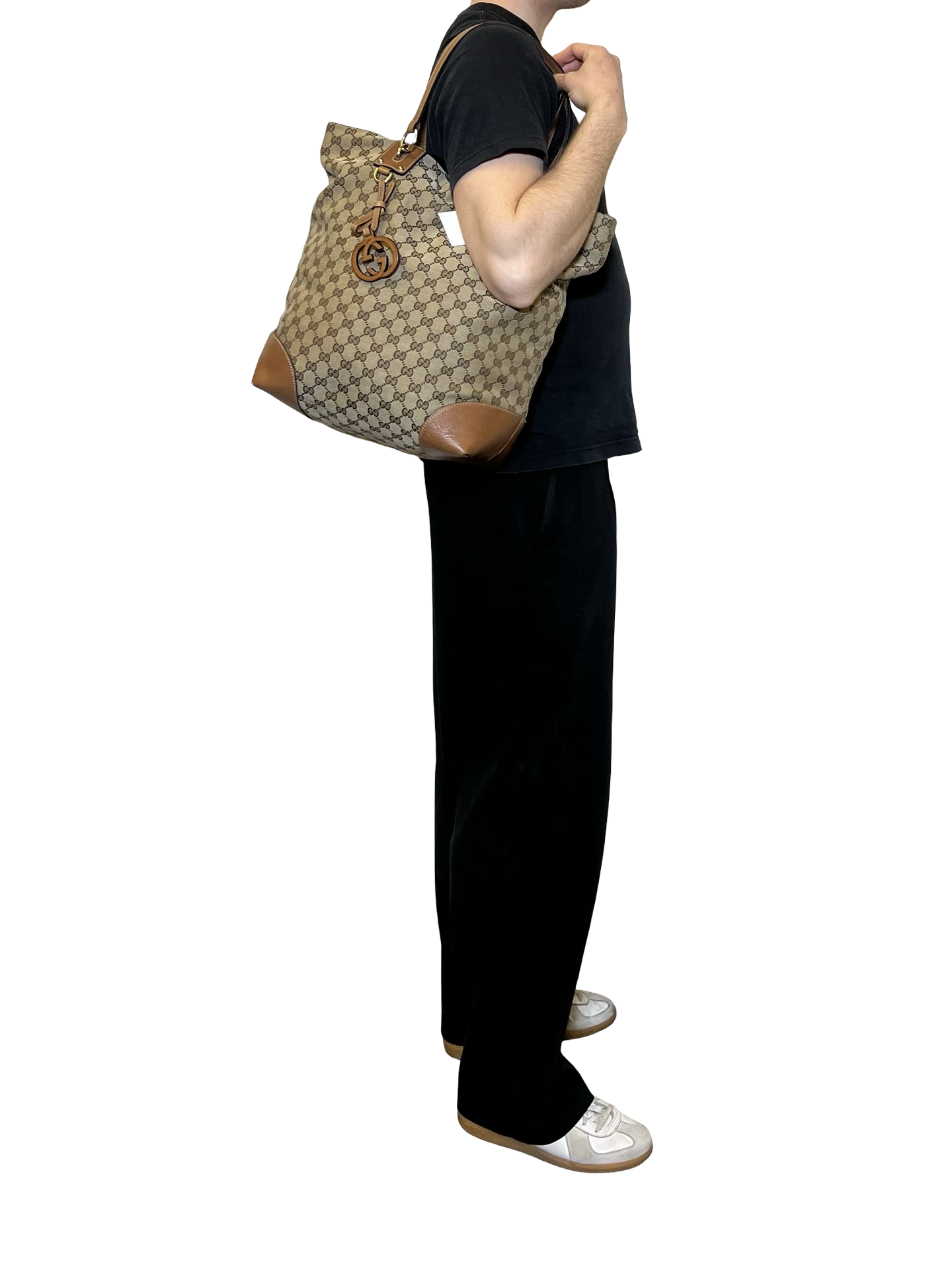 Gucci Large GG Canvas Tote Bag