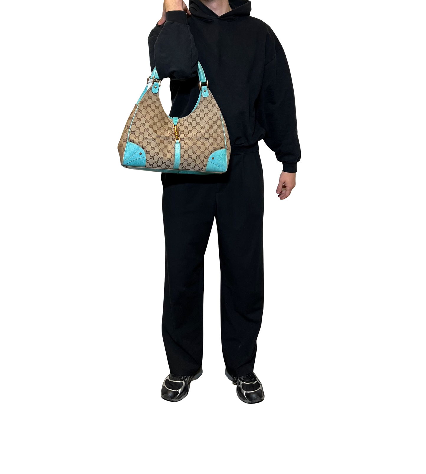 Gucci Monogram Jackie Shoulder Bag