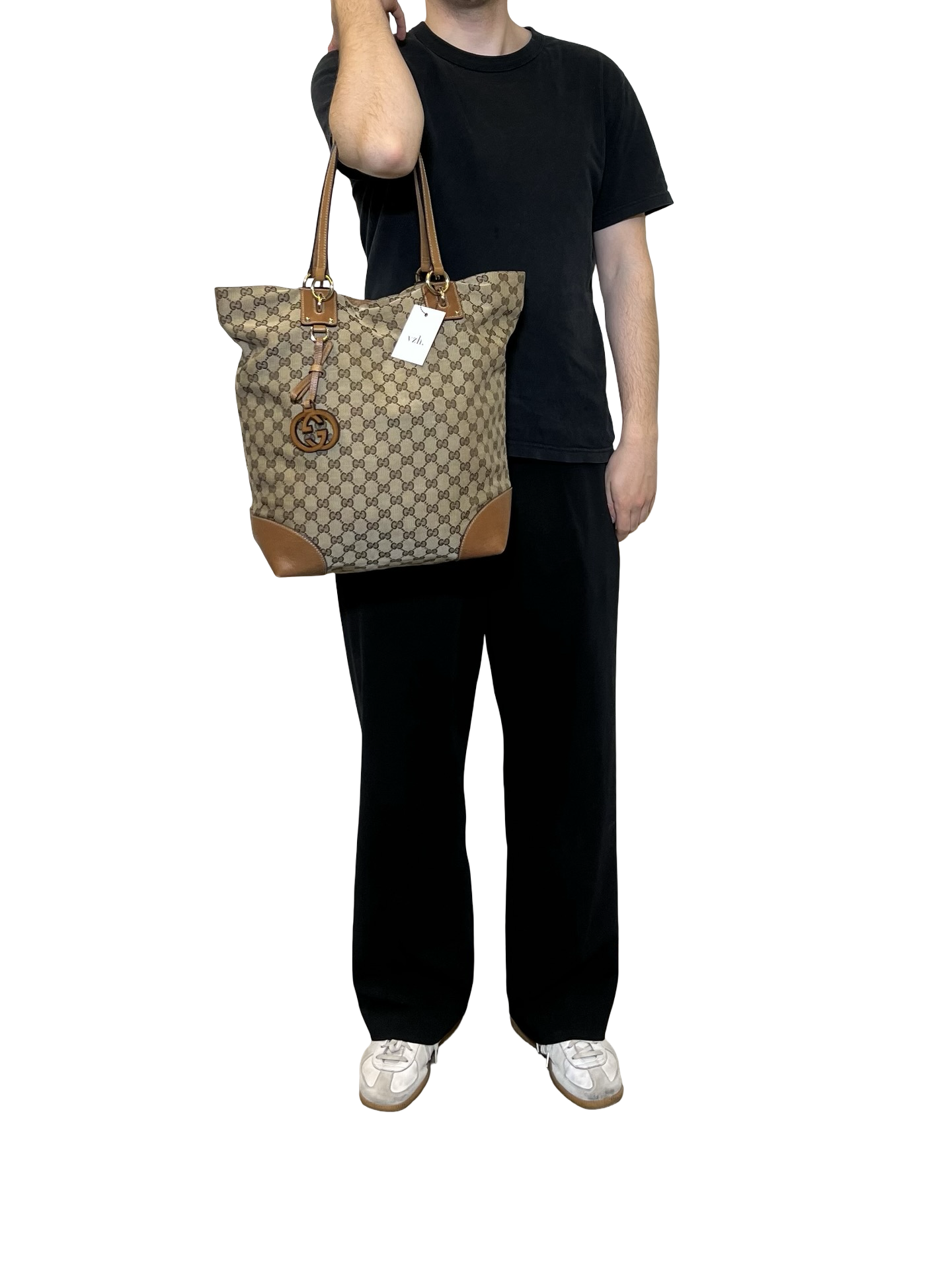 Gucci Large GG Canvas Tote Bag