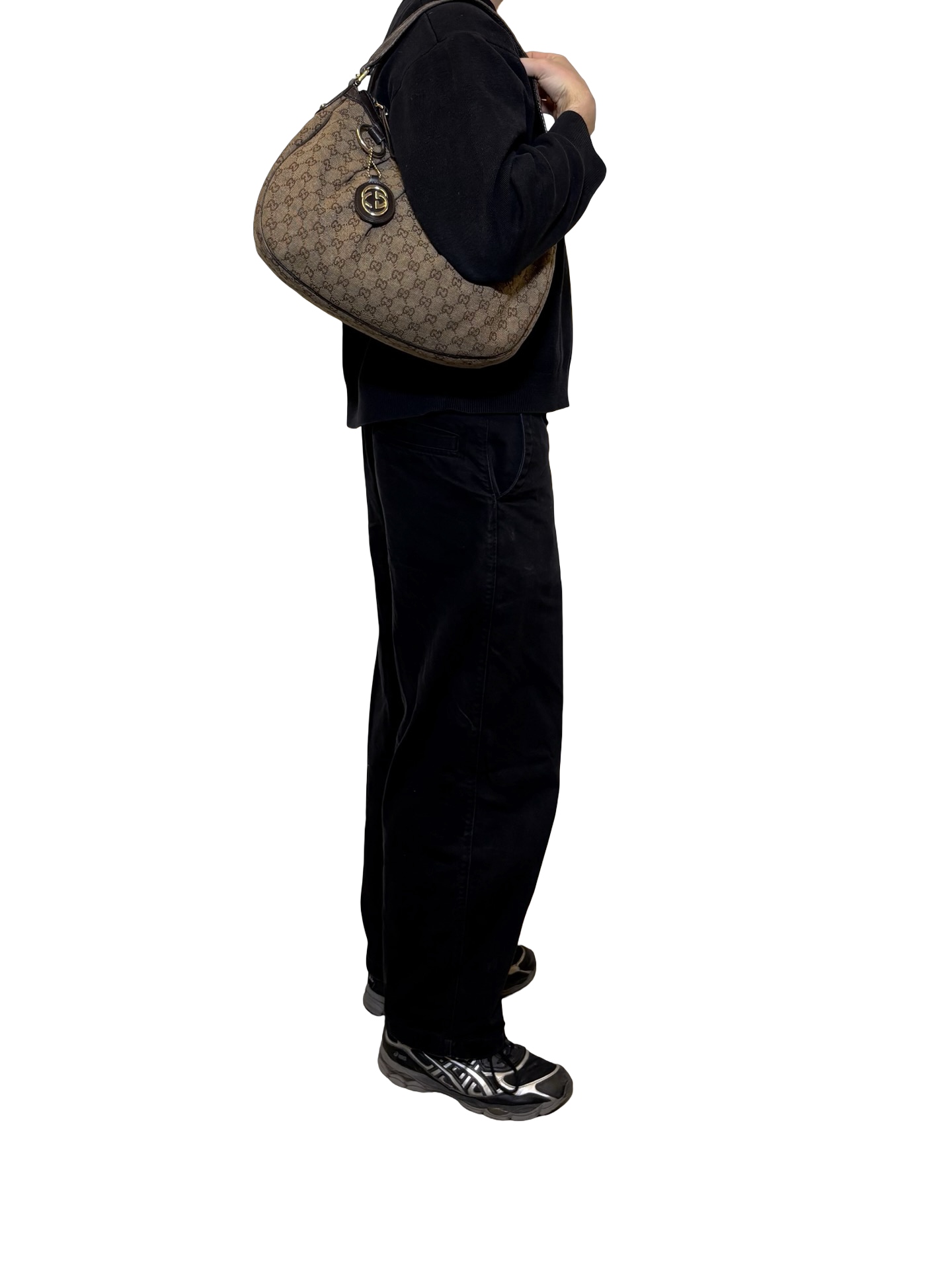 Gucci Canvas GG Hobo Bag
