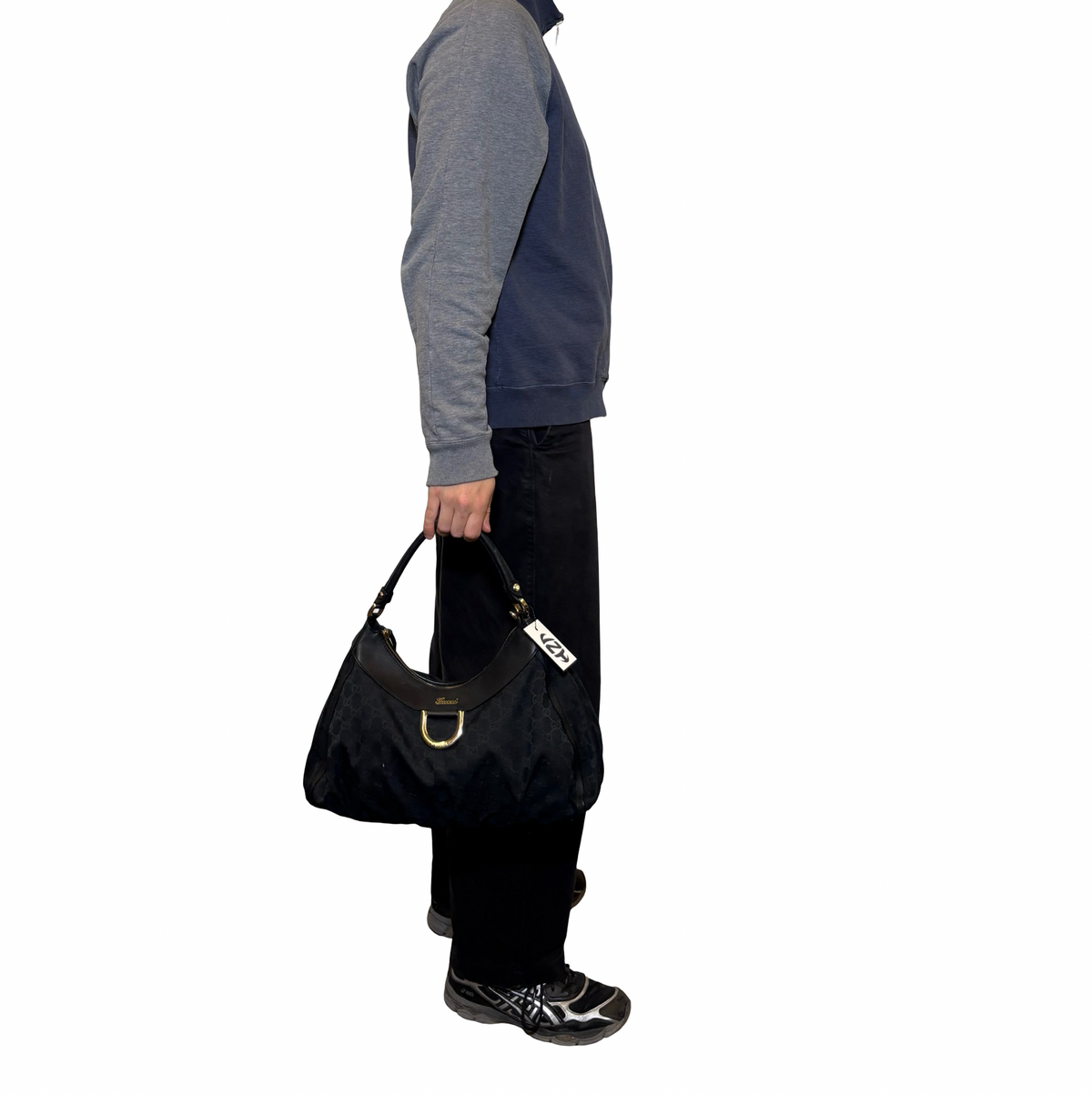 Gucci Big Canvas Guccissima Shoulder Bag