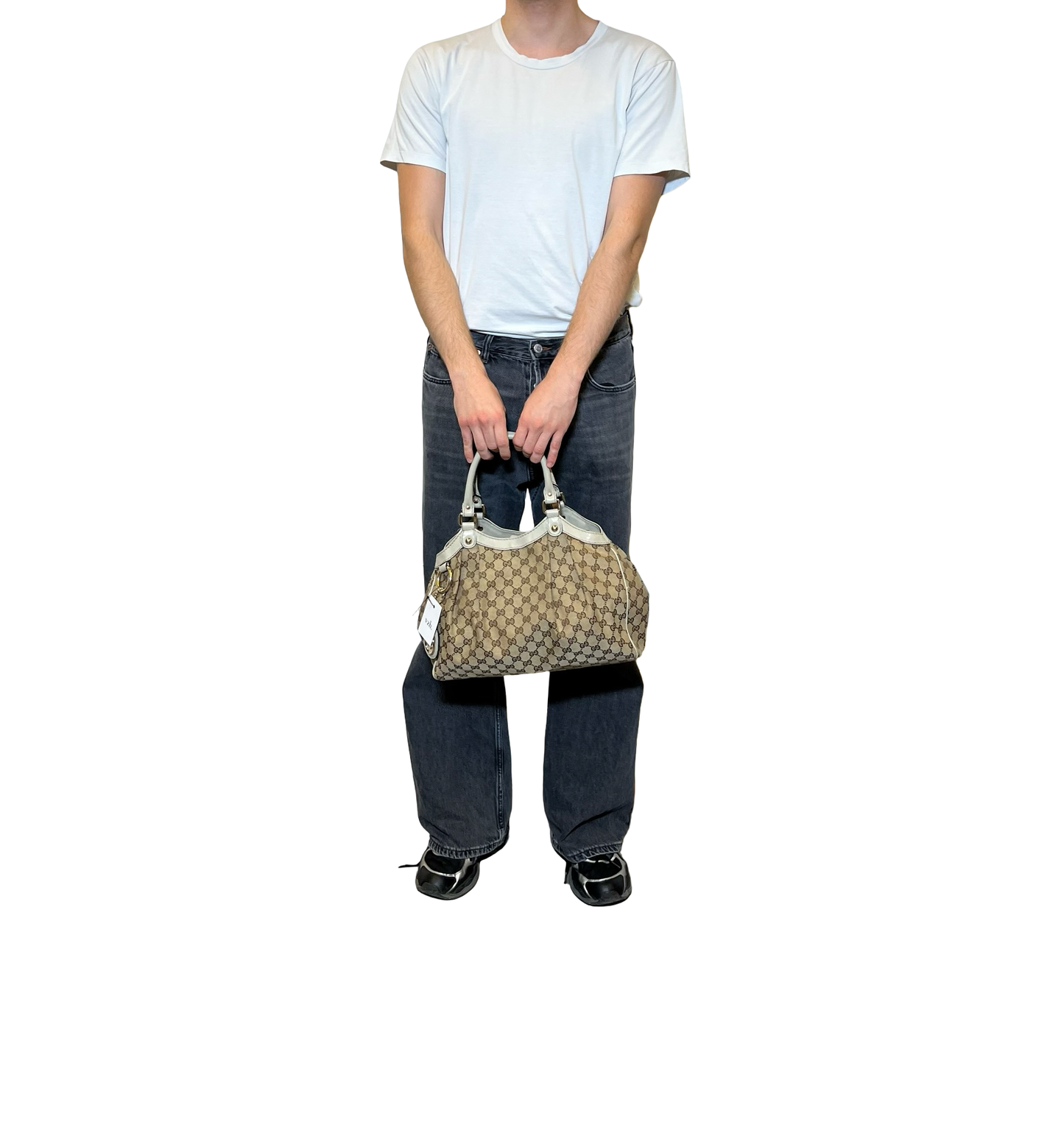 Gucci Sukey Canvas Shoulder Bag