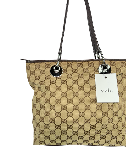 Gucci Eclipse Canvas Tote Bag