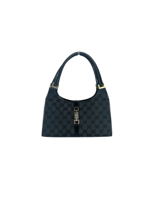 Gucci Canvas Jackie Shoulder Bag