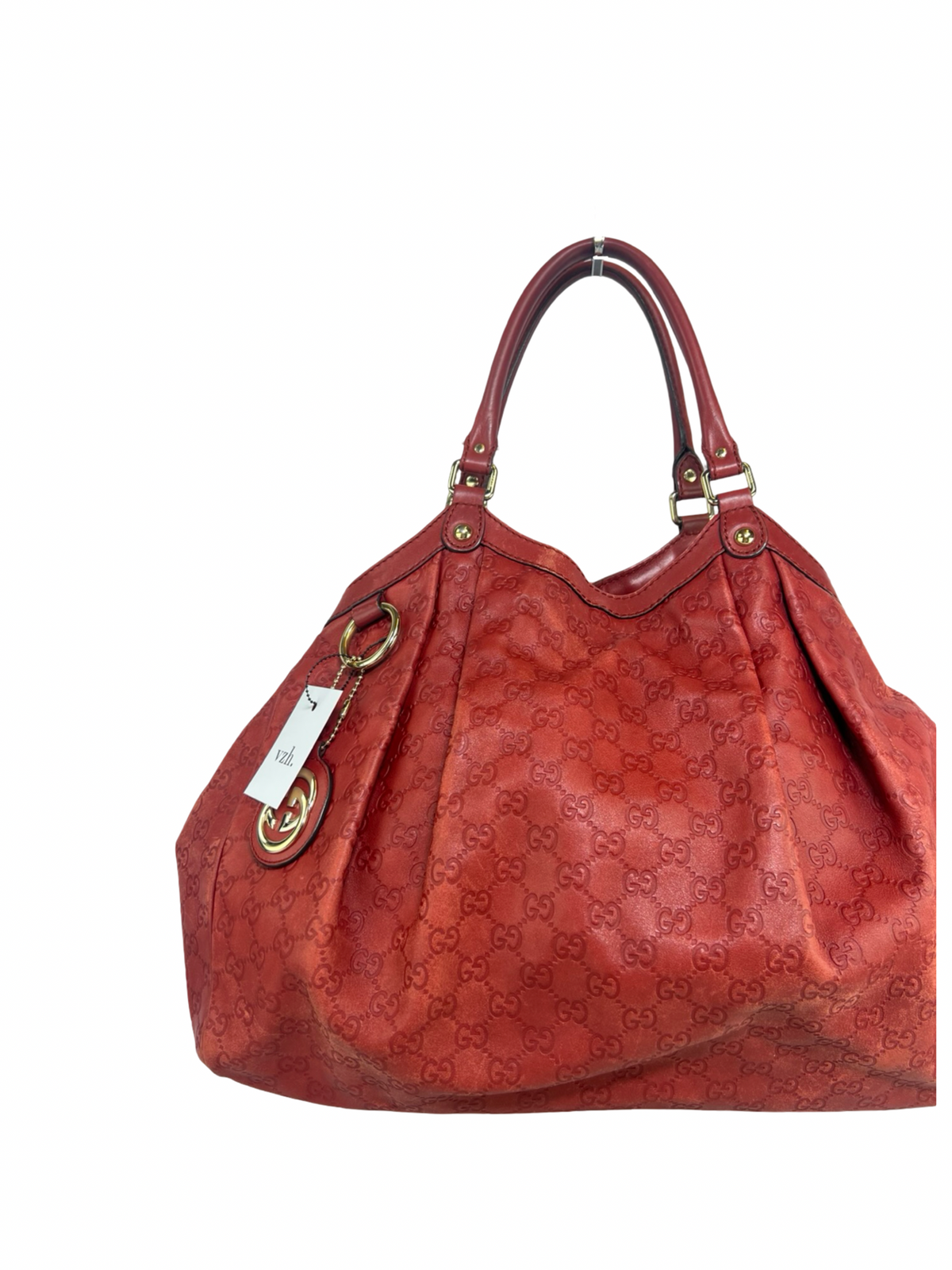 Gucci Big Sukey Leather Shoulder Bag