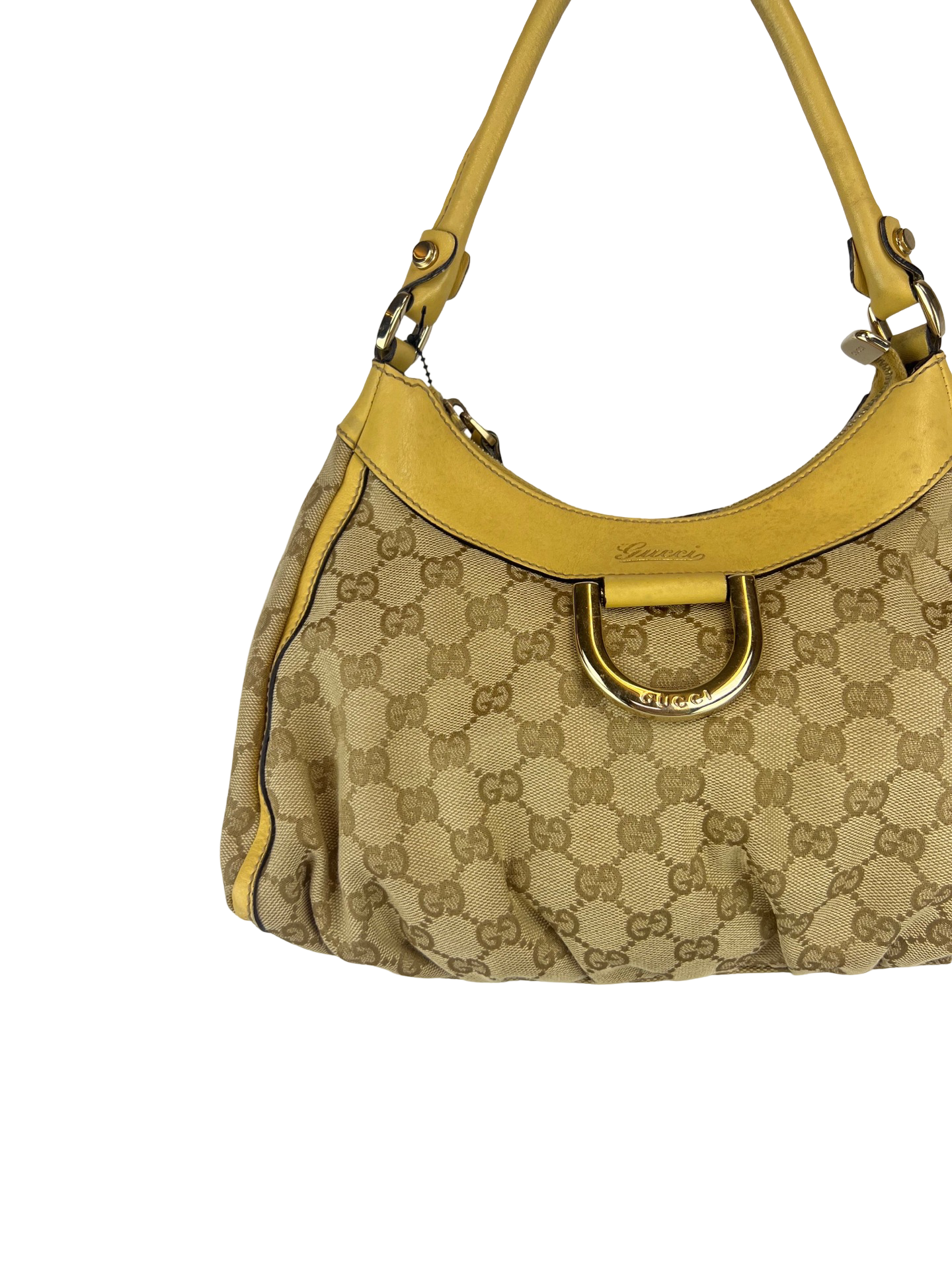 Gucci canvas Guccissima shoulder bag