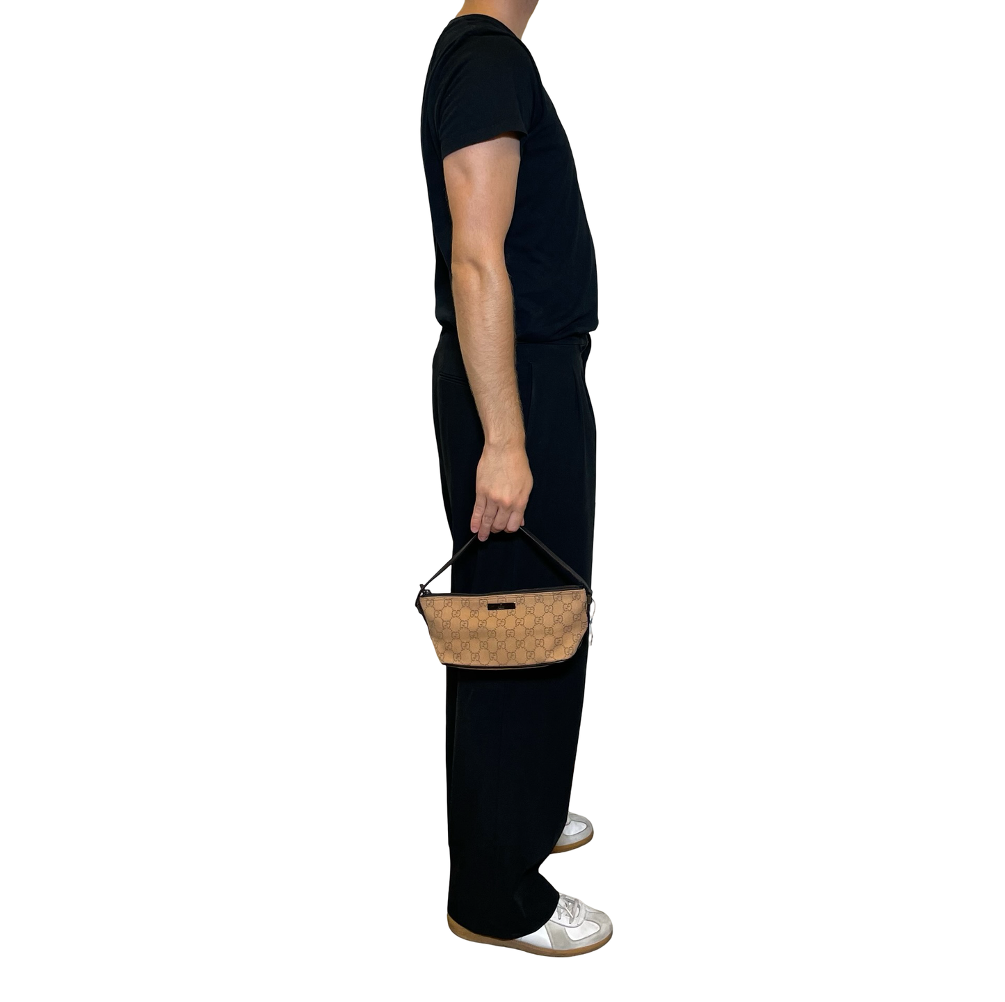 Gucci Canvas Boat Shoulder Bag
