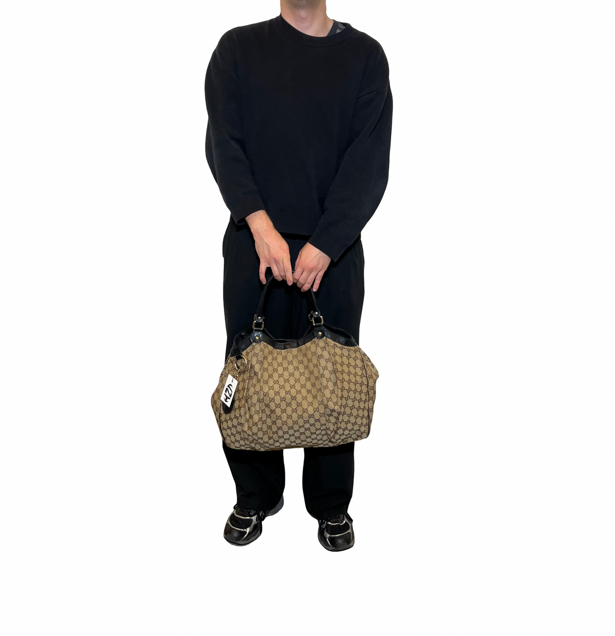 Gucci Big Sukey Canvas Shoulder Bag