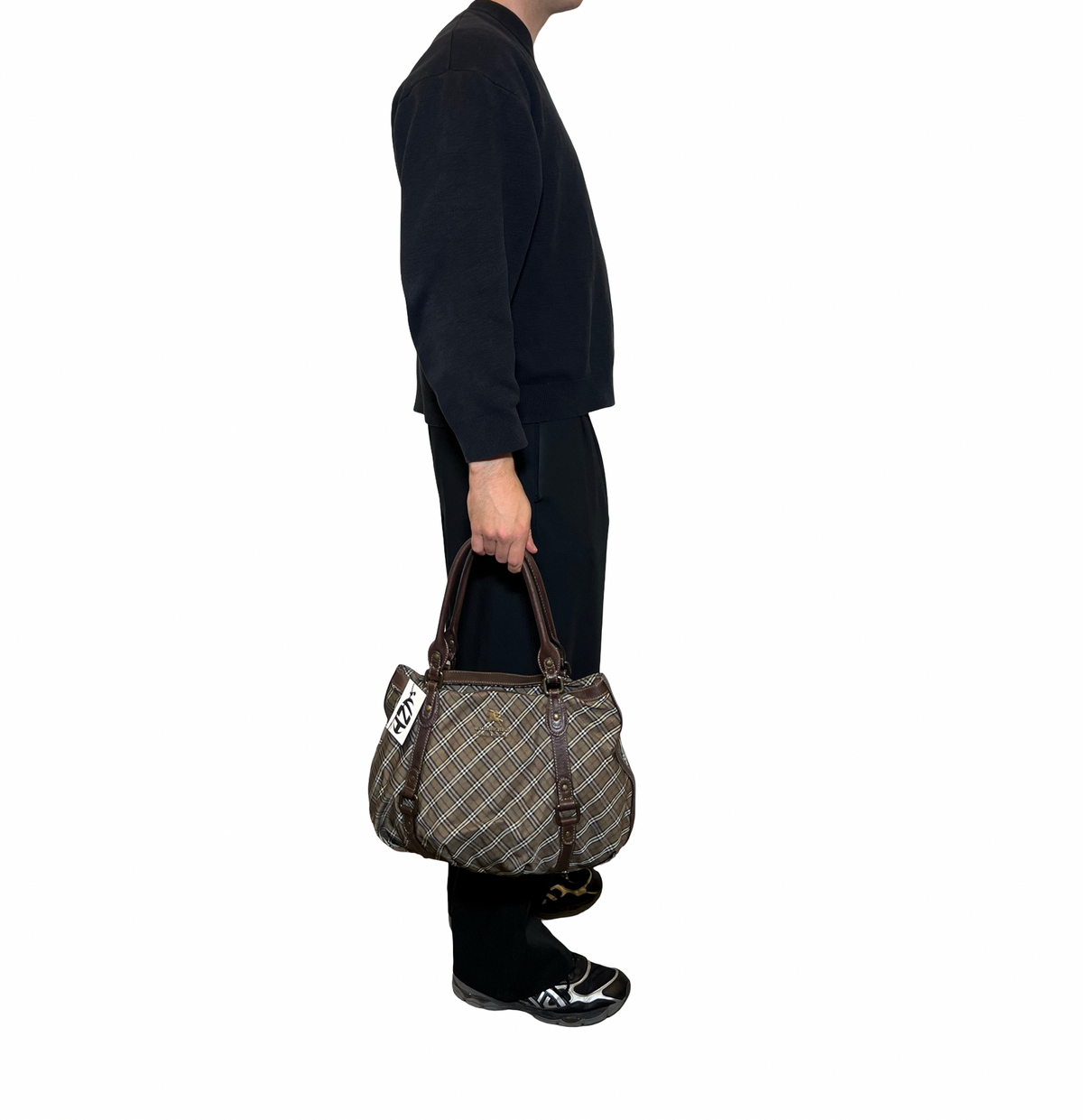 Burberry Blue Label Canvas Shoulder Bag
