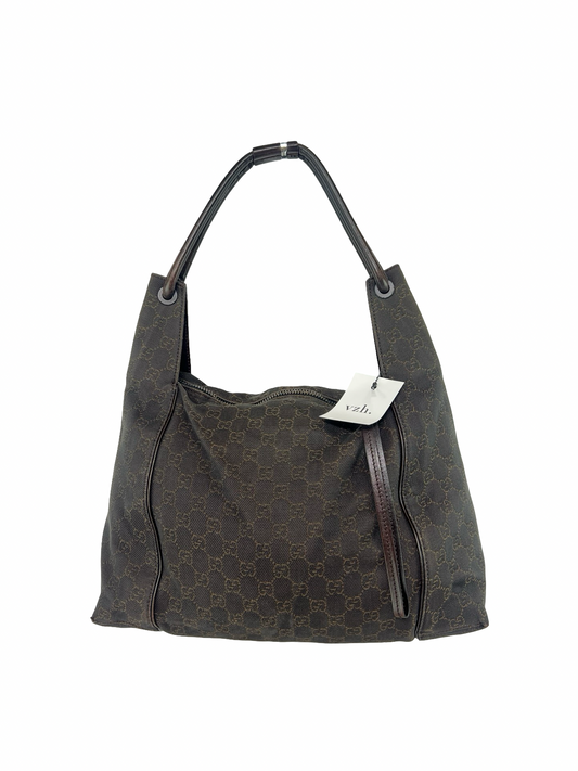 Gucci Black Canvas Shoulderbag