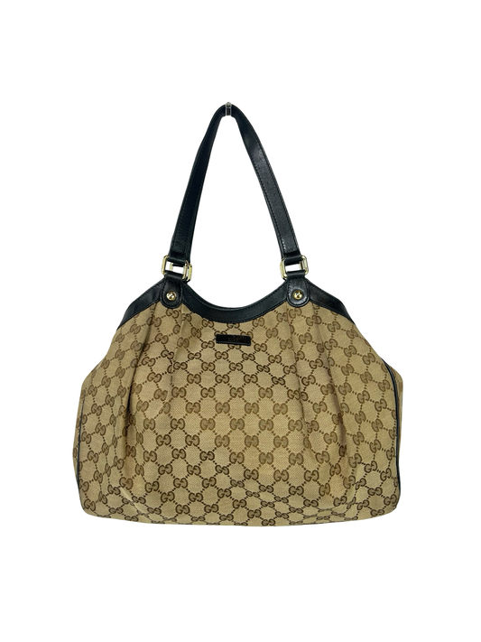 Gucci Sukey Canvas Shoulder Bag