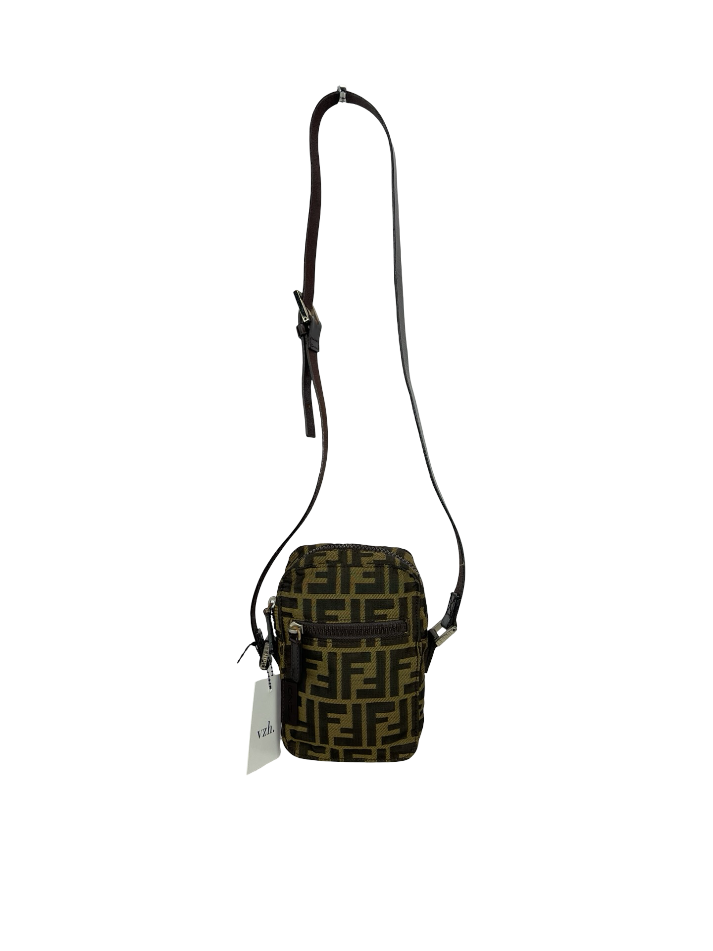 Fendi Zucca Canvas Crossbody Bag