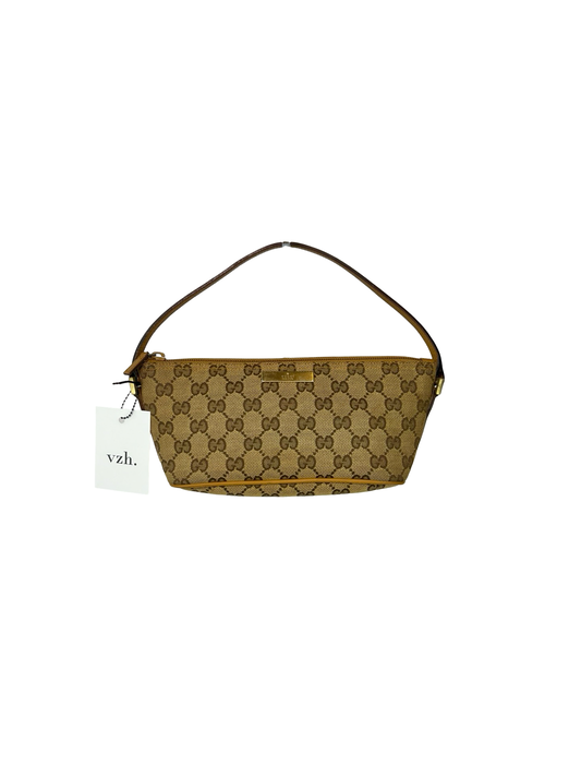 Gucci Canvas Boat Shoulder Bag