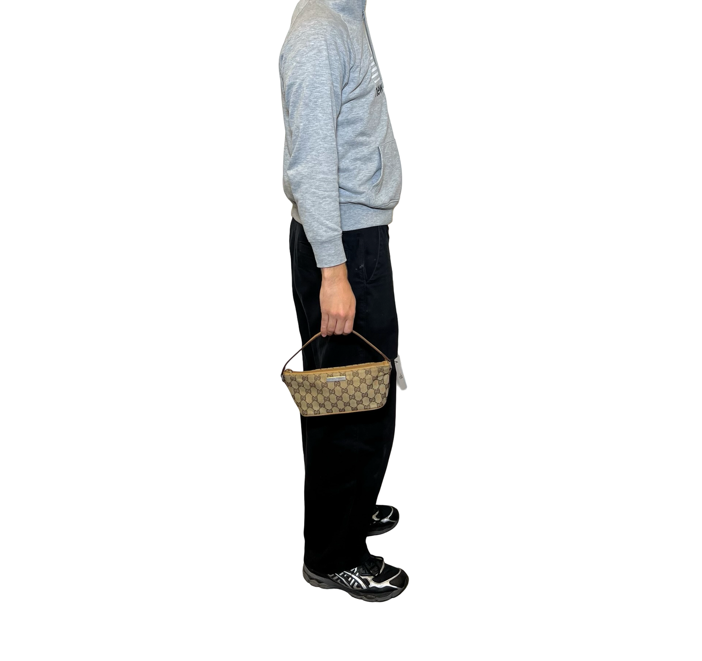 Gucci Canvas Boat Shoulder Bag