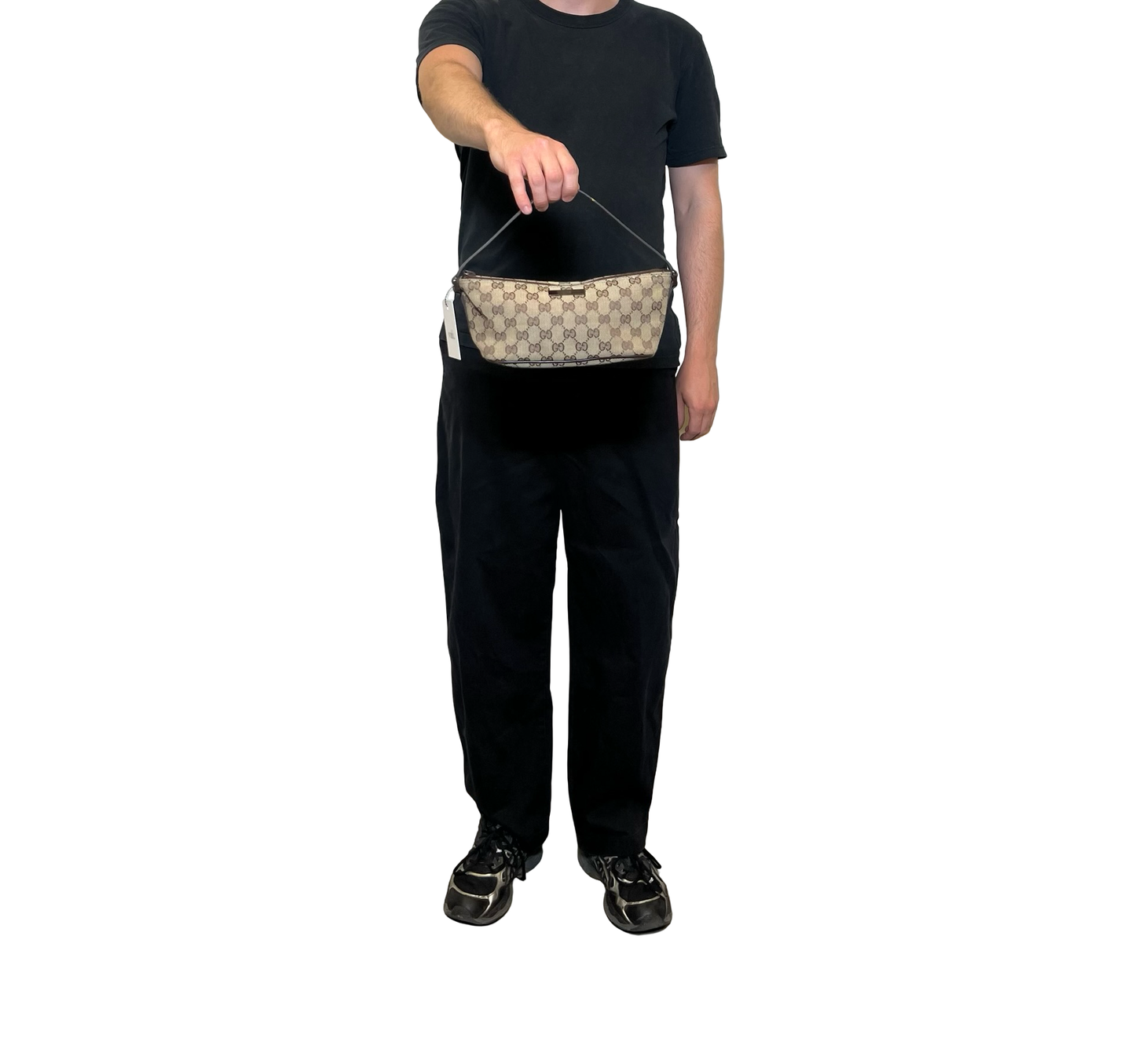 Gucci Canvas Boat Shoulder Bag