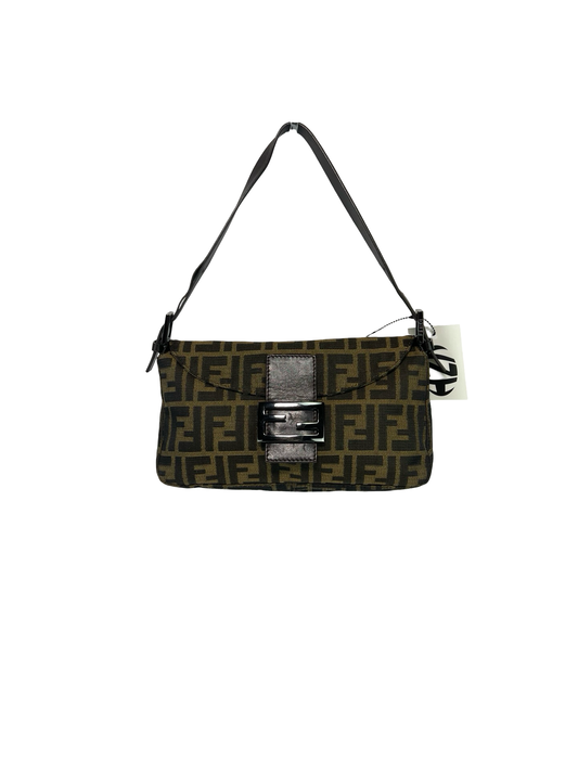 Fendi Zucca Baguette Shoulder Bag