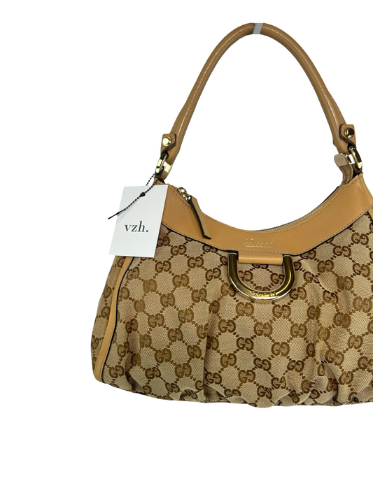 Gucci Canvas Guccissima Shoulder Bag