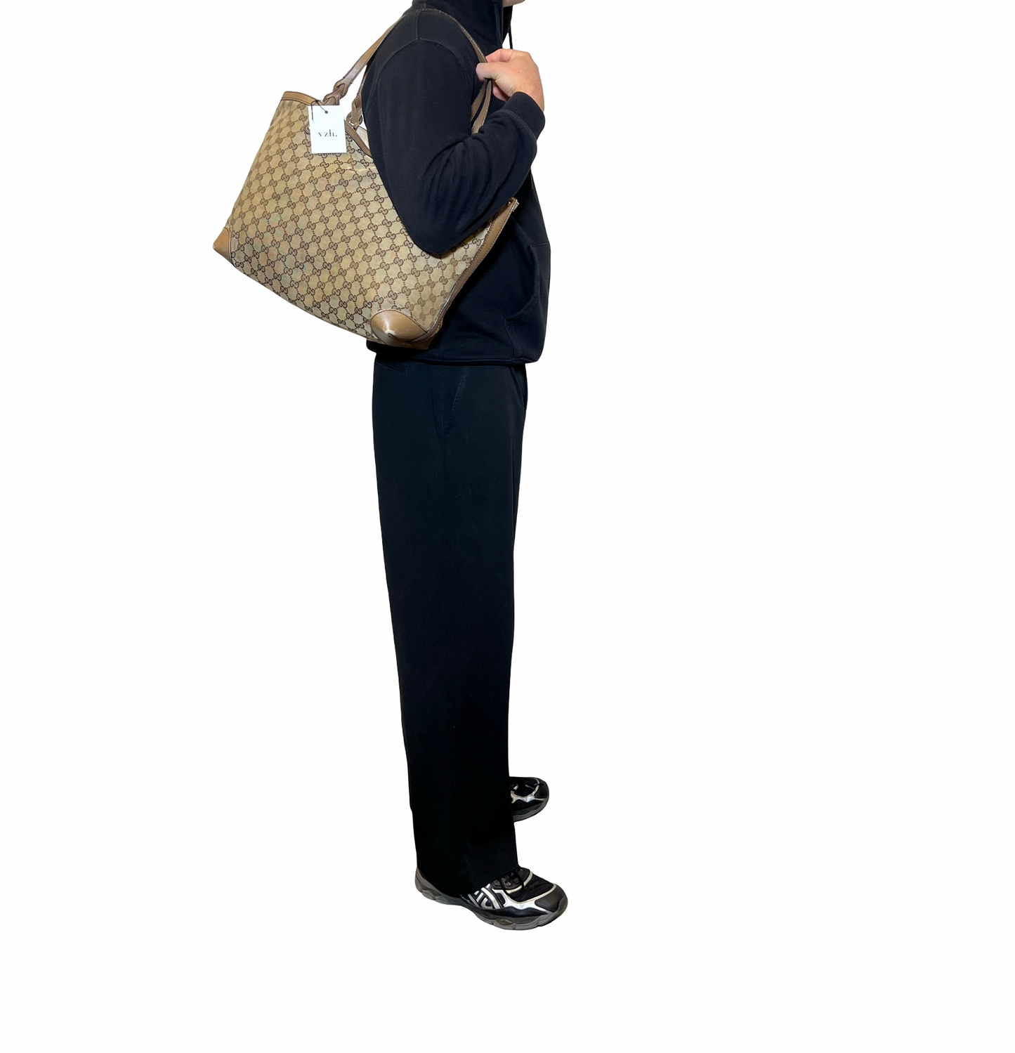 Gucci Monogram Canvas Tote Bag
