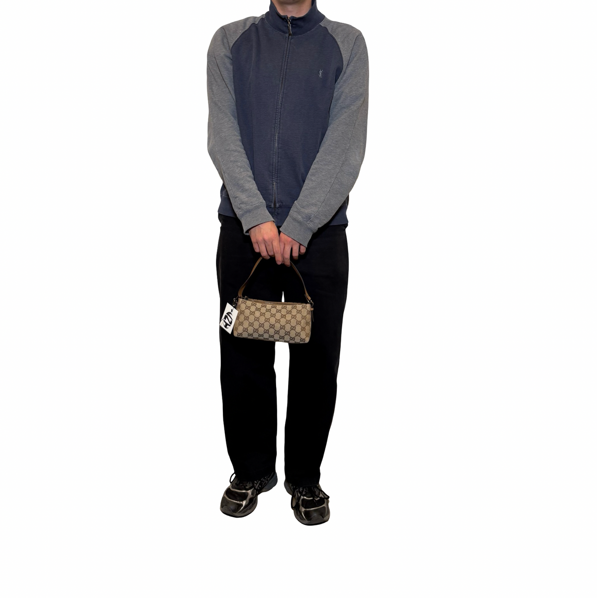 Gucci Canvas Pouch Shoulder Bag